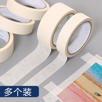 Mint tape gouache watercolor sketch painting texture glue cloth can be written without trace hand tear pattern glue paper art painting paper Welt hand account tape 5 rolls 10 rolls of paper tape art students