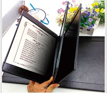 Western Dining Menu Wine water mono-Japan-ROK cuisine Roast Meat Swap for Vegetable Genealogy Genealogy Production Menu Album