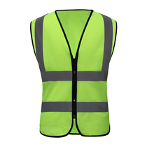 Mesh Reflective Vest Summer Breathable Construction Site Traffic Riding Safety Clothes Construction Beauty Group Waistcoat Driver Jacket