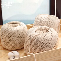 Hand-knit wire for special crab tied cotton rope tied to crab rope binding wire