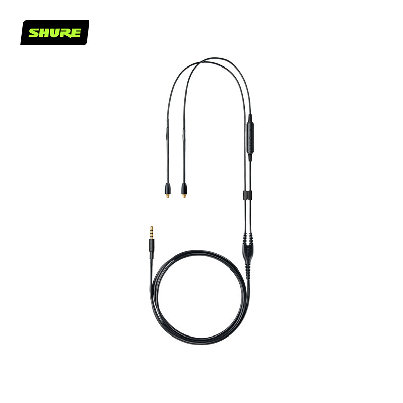 shure shure rmce-uni headphone cable lightning headphone cable with wire control and call function
