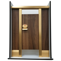 Factory direct public toilet toilet partition aluminum honeycomb partition Shower partition door customization