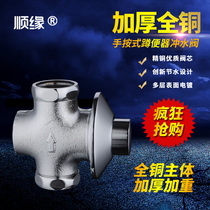 German SVYOO full copper enters the wall and the hand rushes the valve with a toilet flush valve