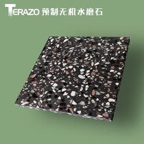 TERAZO terrazzo prefabricated inorganic block type black artificial slab natural marble grain Twilight