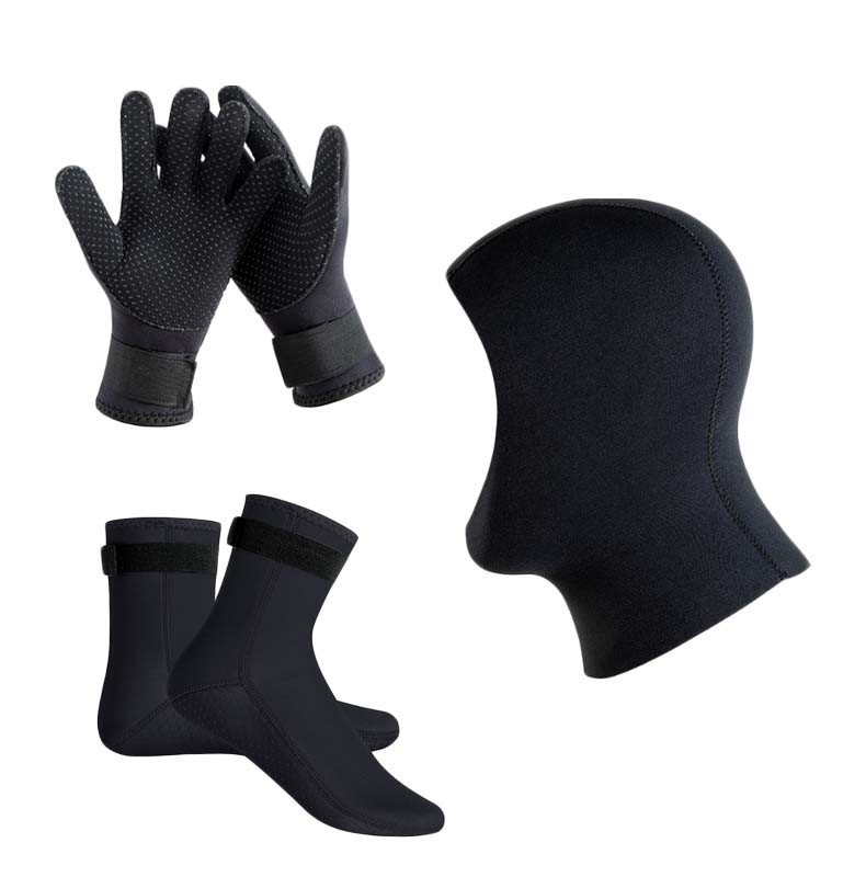 3MM professional diving cap gloves male and female long drum socks Free diving children beach socks anti wear and wear swimming suit-Taobao