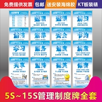 6s Management signs 5S Safety production slogans 7S Workshop 8S Warehouse 9S Labeling stickers 10S warning signs 11S Publicity office 12S Posters 13S instructions 14S Quality 15