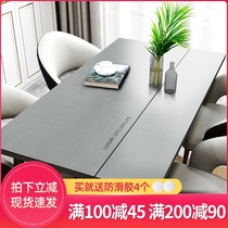(Q elastic silicone table mat)Waterproof oil-proof anti-scalding leave-in tablecloth modern light luxury coffee table TV cabinet table mat