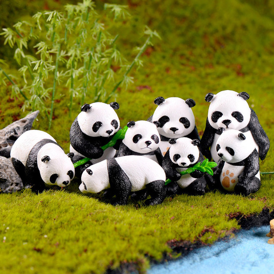 4 big panda micro -landscape succulent pvc crafts fish tank accessories Creative home Chinese doll horticultural ornaments 4 big panda micro -landscape succulent pvc crafts fish tank accessories Creative home Chinese doll horticultural ornaments