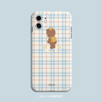 Egg yolk with nutrition Original design Plaid blue Cubs apply iphone 11 x 78 Huawei phone shell
