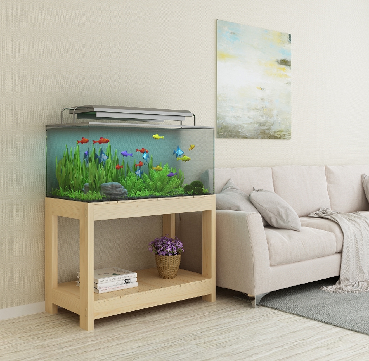 Tank bottom ark fish Tank aquarium fish Tank shelf cabinet table aquariums frame wood real wood base shelf