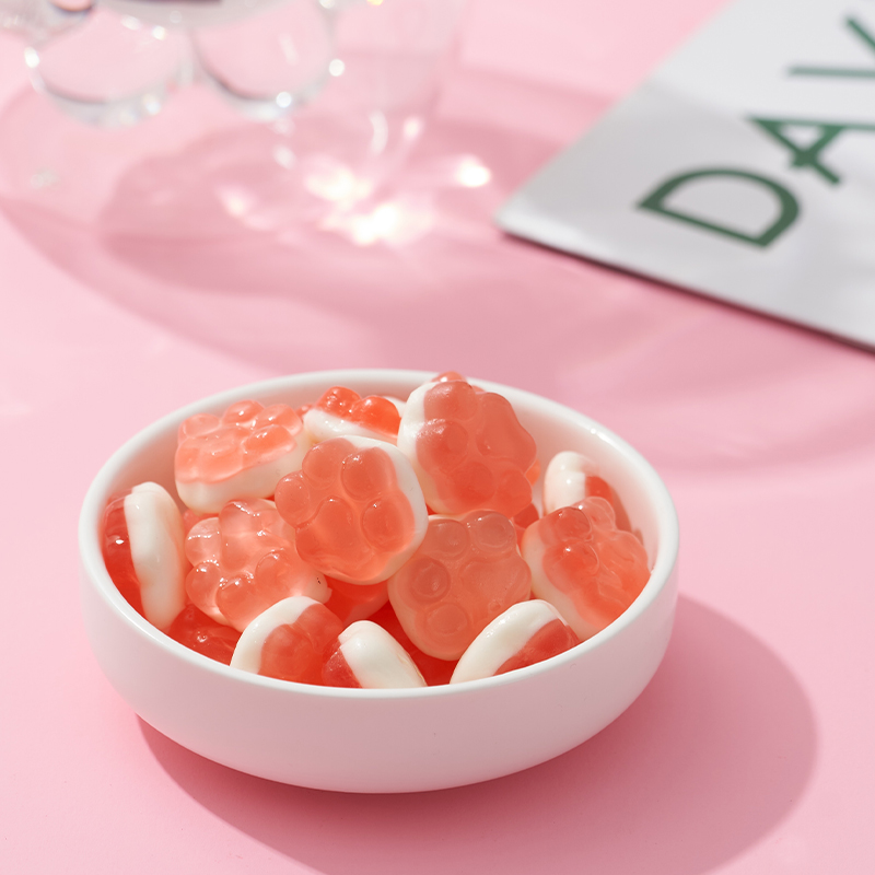 【拍3件】可爱水蜜桃软糖水果qq糖
