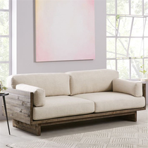 American Countryside Single Sofa Chair Retro Make Old Industrial Wind Cafe Seat Designer Backrest Sofa Chair