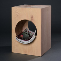 Nordic doing old solid wood living room wood mound tea table folk and wind wood pile stool artist with log short stool