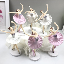Ballet girl cake decoration sweetheart girl dancing girls Visual Tower cake decoration dessert dress