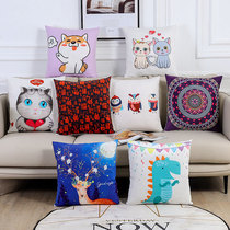 Pillow sofa cushion sleeping cartoon office waist-cushion bed head back-back pillow cushion