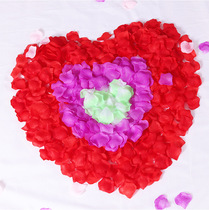 Wedding scene hand throws simulated rose petals about 120 pieces per pack about 15g wedding bed decoration arrangement