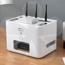 TV cabinet storage box desktop set-top box wifi blocking box artifact creative living room wall-mounted light cat rack