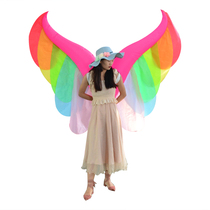Day to make wing wedding party funny performance Costume Angel Butterfly Rainbow Wings Inflatable