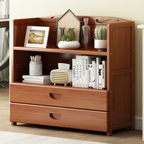 Living room desktop solid wood Nanzhu sofa Rear cabinet Floor-to-ceiling bedside rack Multi-layer shelf Tea cabinet shelf bookcase