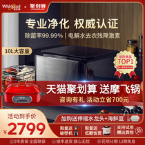 American Whirlpool fruit and vegetable cleaning machine household ultrasonic food purifier Fruit and vegetable disinfection detoxification vegetable washing net food