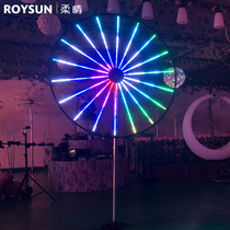 LED digital fireworks lanterns lighting show flashing fireworks lanterns outdoor lighting landscape decorative lights glowing wind cars lights