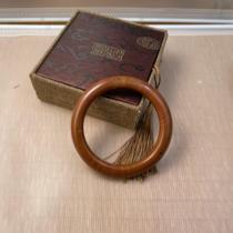 Beautiful natural Xiu jade bracelet through shiny stone Jia Cuitian green frozen flowers jade Old jade 180 bracelet boutique l Liao yanghong