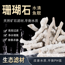 Fish pond Aquarium Filter coral stone fish tank decoration landscaping natural filter natural stone filter fish tank filter material