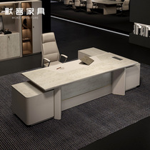 High-end Light Extravagant Boss Desk President Table Boss Table Office Furniture Big Bandae Desk Manager Table Brief Modern