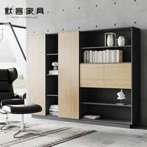 Cabinet Boss Table Matching Bookcase Fashion Bookcase Portfolio Brief Modern Bookcase Industrial Wind Show Lockers