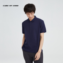 CAREOFLORD Cavlo Mens clothing New products Summer men brief Pure cotton High branch Short sleeves polo