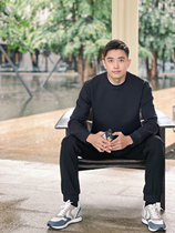 CAREOFLORD Chunxia New products Anti-creasing black long pants Men tightness waist bunches Sports casual pants