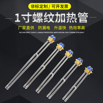 1 inch threaded replacement cap stainless steel DN25 electric heating rod solar heating tube 220V1KW water heater heating tube