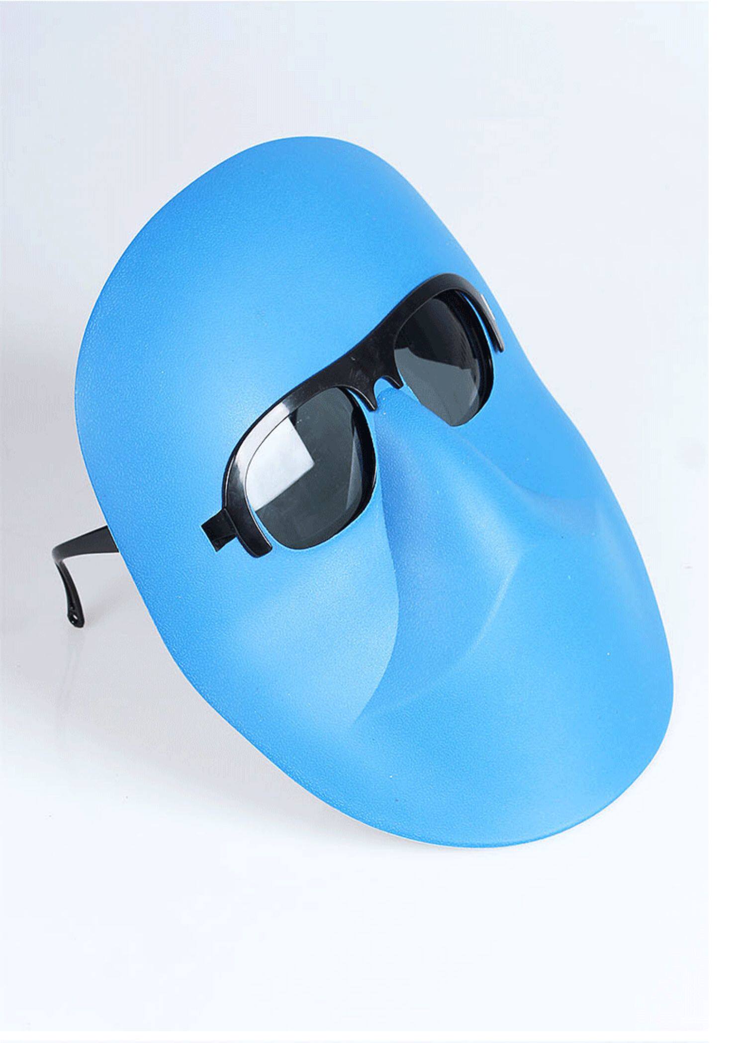 烧电焊面罩轻便头戴式焊帽全脸部防护烤脸简易焊工专用氩弧焊面罩