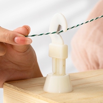 Wrap zongzi cutting wire knife threading to make rice dumplings The tool finger cut wire of the rice dumplings safe and fix the clip basin for the rice dumplings