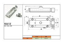 KJL12 spring latch hinge