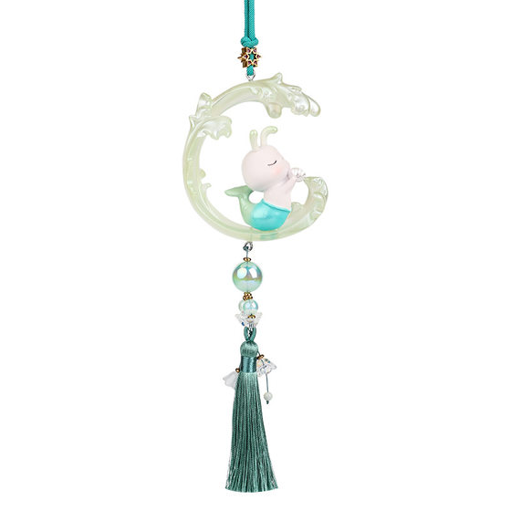 Yingtu Lingling Auto Pendant 고대 스타일 토끼 조디악 자동차 자동차 자동차 자동차 자동차 장식 인어 자동차 인테리어 장식 용품 Yingtu Lingling Auto Pendant 고대 스타일 토끼 조디악 자동차 자동차 자동차 자동차 자동차 장식 인어 자동차 인테리어 장식 용품