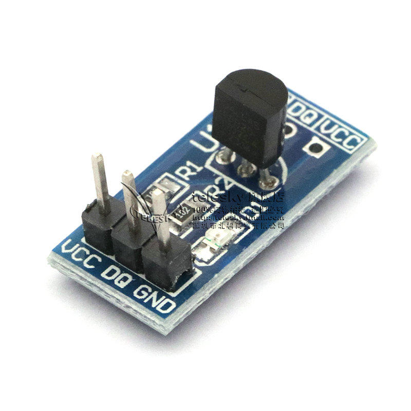teleskyds18b20 temperature measurement module temperature sensor module ds18b20 development board