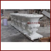 Sandstone Elegant Flower Pot Sculpture cell Garden Forest Landscape Art Flower Bowl Spray Pool Eurostyle Fountain Manufacturer Direct