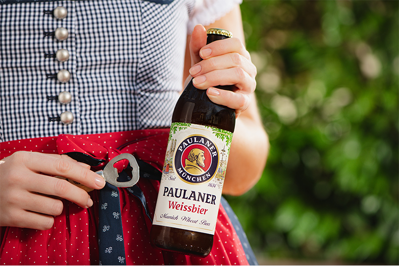 德国进口啤酒paulaner保拉纳柏龙小麦/黑小麦/大麦500ml*6瓶装