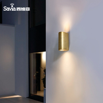 Savia outdoor wall lamp European-style simple modern waterproof and dustproof balcony entrance corridor door number landscape garden lamp