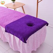 Massage bed hole face pad Beauty salon lying pillow Face pad Beauty salon special lying towel Massage massage pad towel hole towel Water absorption