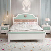 Childrens bed All solid wood Boys Single beds 1 5 m teenagers 1 2m girls Home storage beds Big children beds