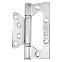 Slot-free mother-in-law hinge 4-inch thickened stainless steel wooden door hinge hinge room door flat letter hinge hinge