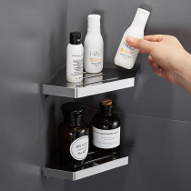 Bathroom bathroom corner shelf punch-free wall-mounted kitchen corner 304 stainless steel small tripod