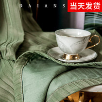 2021 New shading curtains Modern minimalist Living room Balcony Day Style Han Style Bedroom Light Lavish Atmospheric Shade