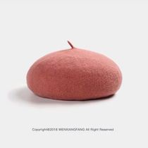 Berehat Womens Day Ensemble Round Face Knit Blue Teenage Girl Beileen Ruby Red Winter Winter Cute Fashion Pink Trumpet