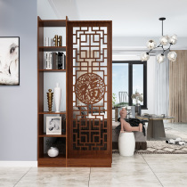 Chinese wooden screen seat screen partition living room Mobile bedroom hotel wall office modern simple blocking porch