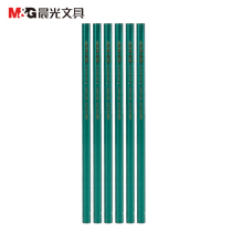 Chenguang log pencil for primary school students HB 2B pencil for childrens kindergarten 2b sketch exam card painting special pen hb pencil with eraser head Stationery School supplies single pack