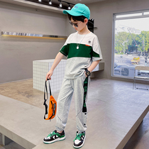 Boy Summer suit Chauchai 2022 new short sleeve sportswear 2022 Fried Street Casual Ocean summer clothing