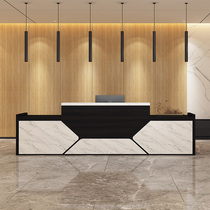 Guanqin Education and Training Institution Front Desk Reception Bar Office Welcome Desk Front Desk Reception Desk Cashier Counter